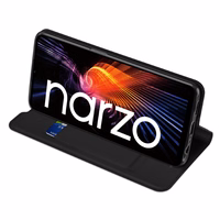 Dux Ducis Skin Pro apvalks ar atloku Realme Narzo 50A melns