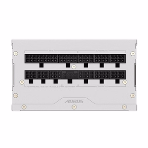 GIGABYTE AORUS ELITE P850W ICE barošanas bloks - PCIe 5.0, 80 PLUS Platinum, pilnībā modulārs dizains, 120mm ventilators, ATX 3.0 saderīgs, ES kontaktdakša