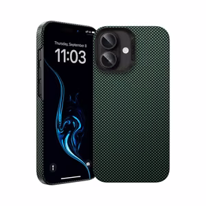 Benks Magnētiskais Armor Tint Kevlar 1000D (0064) Iphone 16 Plus zaļš