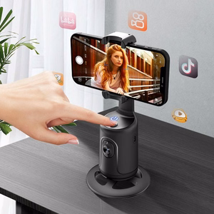 Inteliģents selfie statīvs ar sejas atpazīšanas sekošanu un žestu atpazīšanu P1 - melns