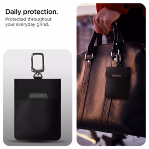 Pretzagļu Spigen maciņš Keyless RFID signāla bloķētājs - melns