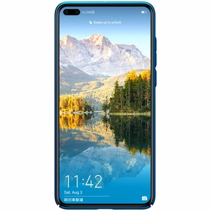 Nillkin Super Frosted Shield vāciņš ierīcei Huawei P40, pāva zils