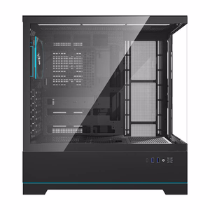 Darkflash DY451 PRO datora korpuss (melns) + 1 ventilators