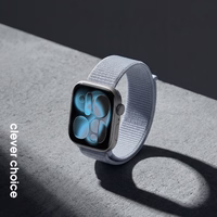 Crong Nylon - Sport Band for Apple Watch 38/40/41/42 mm (Cool Blue)