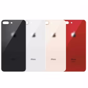 Aizmugurējais vāciņš Saderīgs ar iPhone 8 Plus 5.5'' Balts (Bigger camera hole version) / HQ