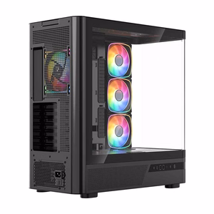 MODECOM Volcano AQ200 ARGB Midi melns