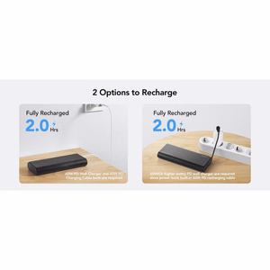 Внешний аккумулятор Veger TCE130 (W2503) PD 130W 25000 mAh со встроенными кабелями Type C / Lightning чёрный