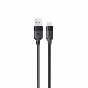 USB kabelis Acefast C16-04 USB-A uz USB-C 1.2m melns