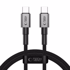 Tech-Protect UltraBoost DNA USB-C PD100W/5A Cable 100cm - Gray