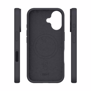 Etteri Silikona mag futrālis iPhone 16 Plus 6,7" melns