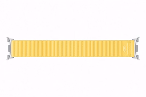Dzeltena Samsung SVL33LY Fabric Band auduma pulksteņa siksniņa (M/L) Galaxy Watch9 un Galaxy Watch8 modeļiem
