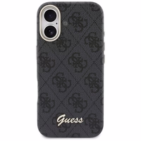 Guess 4G Script MagSafe futrālis iPhone 17 - melns