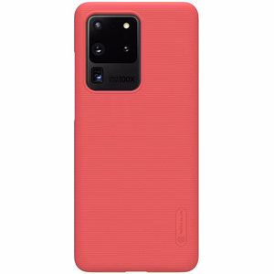 Nillkin Super Frosted Shield vāciņš ierīcei Samsung Galaxy S20 Ultra, spilgti sarkans
