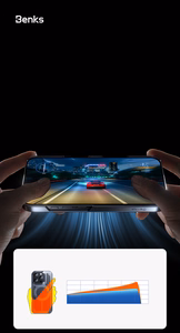 Benks Magnetic Biliz Cooling maciņš (0066) iPhone 16 Pro Max pelēks