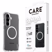 CARE by PanzerGlass Samba Transparent Qi Case for Samsung Galaxy S26+ - Transparent