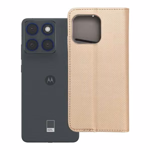 SMART CASE Book maciņš priekš Motorola Edge 70 - zeltains