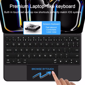 Tech-Protect SmartCase Magnetic macins priekš iPad Pro 13 7/8 2024-2025 - Melns