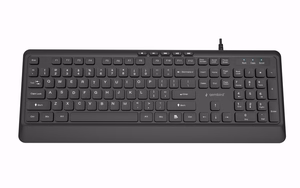GEMBIRD KB-MCH-05 multimediju tastatura USB, ENG, melna