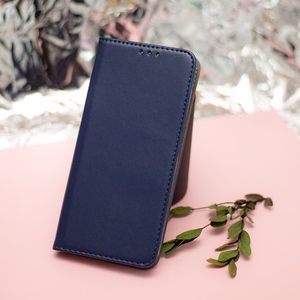 Smart Magnetic case for Oppo A6 Pro 5G navy blue