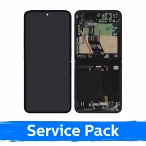 LCD Display Compatible With Samsung F761 Z Flip7 FE (INNER) Black (Service Pack) (NF version)