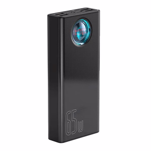 Powerbank Baseus Amblight 30000mAh, 4xUSB, USB-C, 65W (черный)
