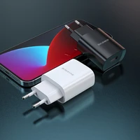 Borofone Sienas lādētājs BN1 Innovative - USB - 2,1A ar USB uz Type C melns