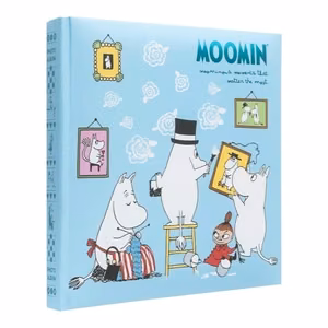 Moomins pašlīmējošs fotoalbums, 22 lapas, 16 × 16 cm