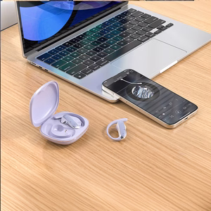 Dudao U17Z Bluetooth 5.3 OWS austiņas ar austiņu āķiem - violetas