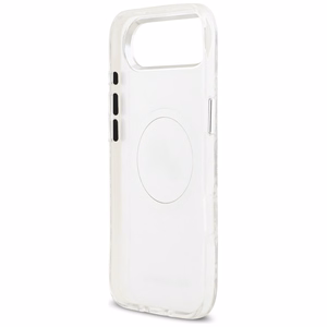 Karl Lagerfeld IML Mirdzošais Karl & Choupette Heads Logo magnētiskais viedtālruņa apvalks iPhone Air - pelēks