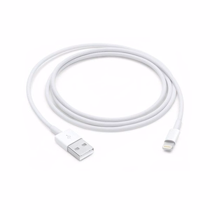 APPLE kabelis USB MD818ZM / A IPHONE LIGHTING 8-PIN 1M balts bez iepakojuma bez apmales
