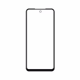 Outer Screen Glass Saderīgs ar Xiaomi Poco F3 Melns Original