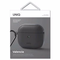 Uniq Valencia apvalks AirPods 3 - pelēks