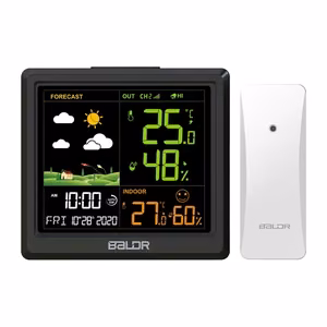 BALDRTHERM B0389WST2H2-V1 meteoroloģiskā stacija ar āra sensoru