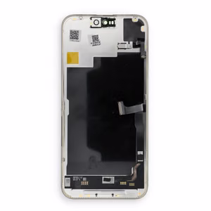 FixCell LCD displejs iPhone 15 Pro Max SOFT OLED 120 Hz tuvuma un gaismas sensora lokanajam kabelim (diagnosticējams: lietots)