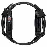 Spigen Rugged Armor apvalks Apple Watch 10 46mm pulkstenim - melns