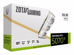 Zotac Gaming GeForce RTX 5070 Ti Solid Core OC videokarte, NVIDIA 16GB GDDR7