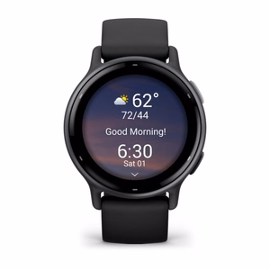Viedpulkstenis Garmin Vivoactive 5 melns/pelēks 010-02862-10