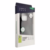 ROAR viedtālruņa apvalks RAINBOW BUMPER IPHONE 16 Pro melns