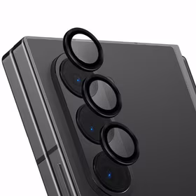 Uniq Optix Auminium rūdītais stikls lēcai ar aplikatoru Samsung Galaxy Z Fold 6 - melns