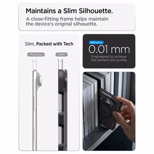 Spigen Ultra Hybrid Pro MagSafe  iPhone Duo vāciņš, melns