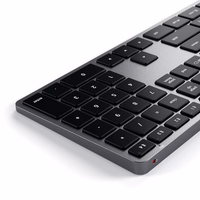 Bezvadu tastatūra QWERTY Satechi Slim X3 ST-BTSX3M kosmosa pelēka