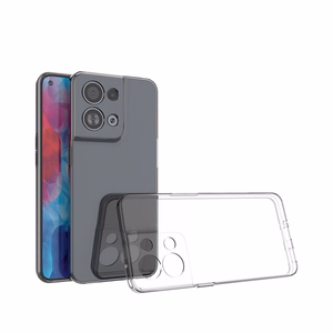 Īpaši plāns 0.5mm viedtālruņa apvalks Oppo Reno 8 Pro caurspīdīgs