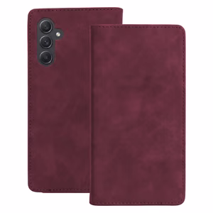 Smart Suede maciņš priekš Samsung Galaxy A54 5G, bordo