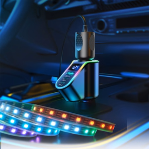 Автомобильное зарядное устройство Joyroom (JR-CL21) 4в1 (2xUSB-C; 1xUSB; 150W) чёрное