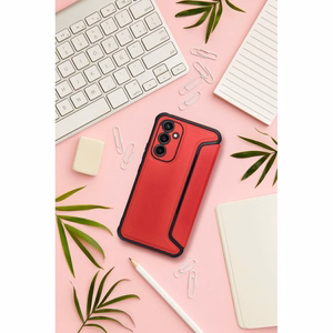 RAZOR grāmatas tipa viedtālruņa apvalks Xiaomi Redmi 13C sarkans