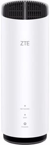 ZTE G5C - Gigabit Ethernet divjoslu (2.4 GHz / 5 GHz) Wi-Fi 6 4G/5G bezvadu maršrutētājs balts
