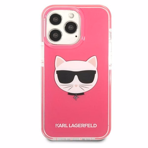 KARL LAGERFELD KLHCP13LTPECPI IPHONE 13 PRO / 13 6.1 "MACIŅŠ FUCHSIA / FUSCHIA CHOUPETTE HEAD