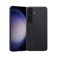 Benks Montage Magnētiskais Armor Air Kevlar Viedtālruņa apvalks 600D (M040) Samsung Galaxy S24 melns