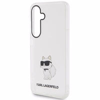Karl Lagerfeld KLHCS24MHNCHTCT S24+ S926 caurspīdīgs cietais apvalks IML Choupette