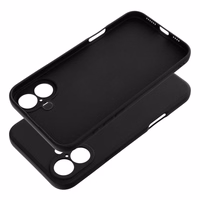 Matēts viedtālruņa apvalks IPHONE 16 Plus - melns